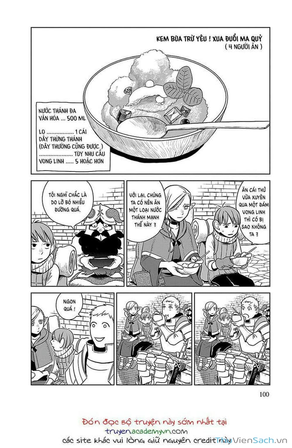 Truyện Tranh Mỹ Vị Hầm Ngục - Dungeon Meshi trang 4