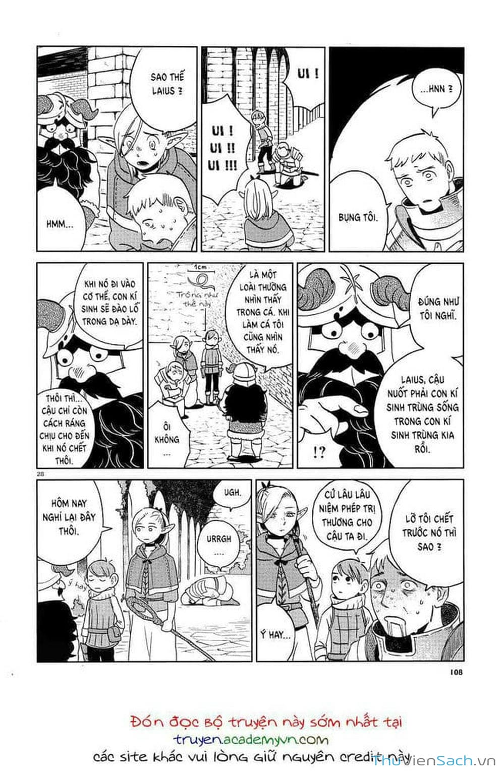 Truyện Tranh Mỹ Vị Hầm Ngục - Dungeon Meshi trang 4