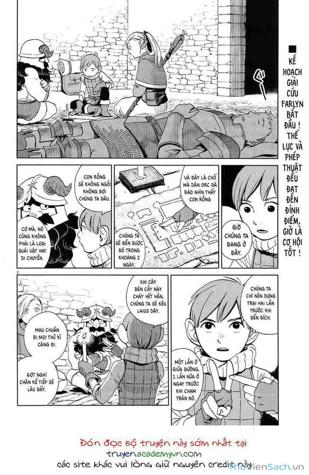 Truyện Tranh Mỹ Vị Hầm Ngục - Dungeon Meshi trang 4