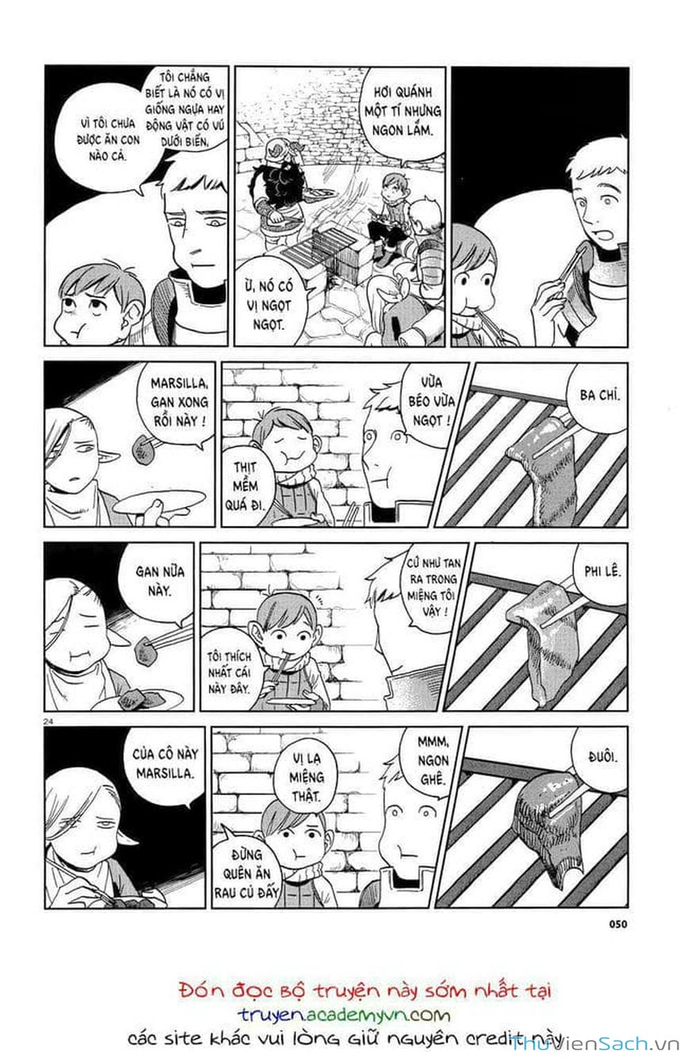 Truyện Tranh Mỹ Vị Hầm Ngục - Dungeon Meshi trang 4