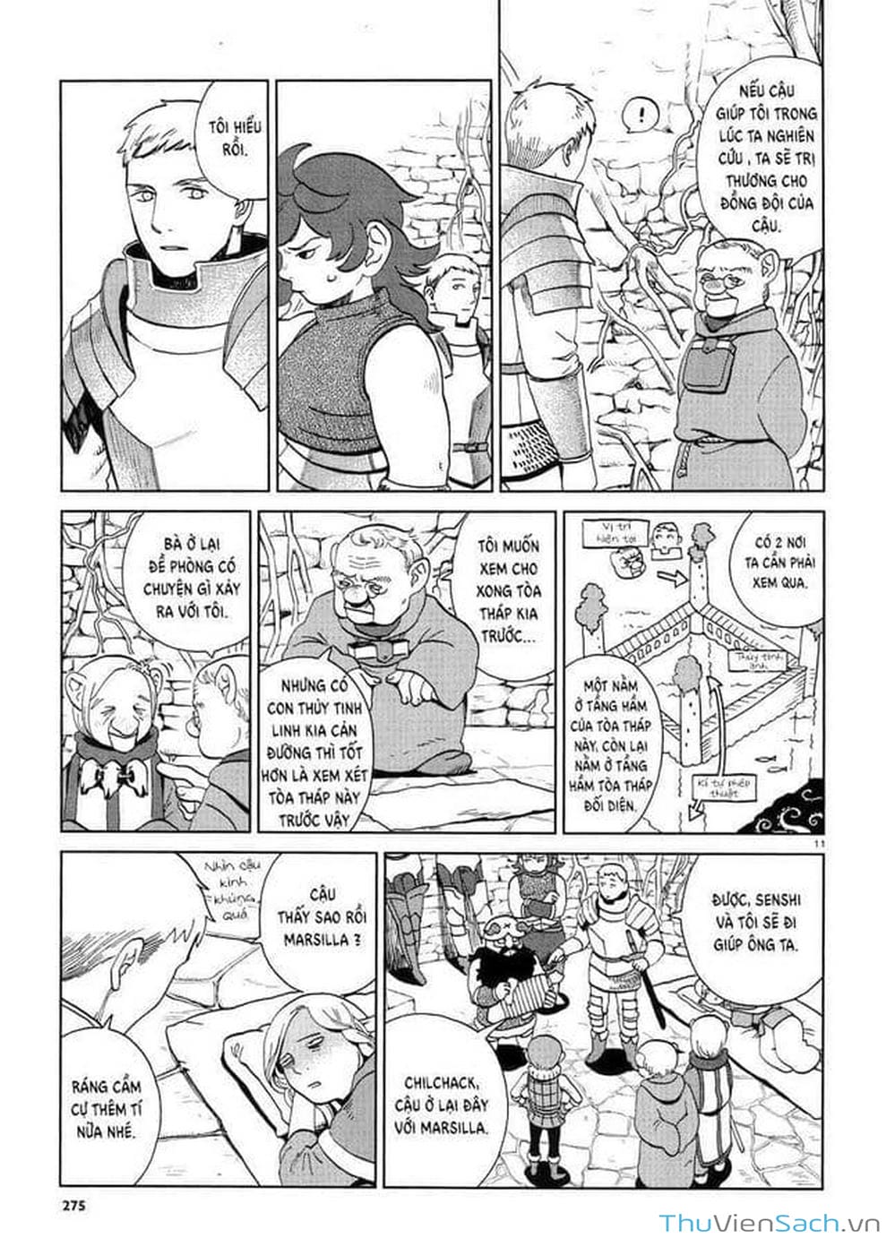 Truyện Tranh Mỹ Vị Hầm Ngục - Dungeon Meshi trang 4