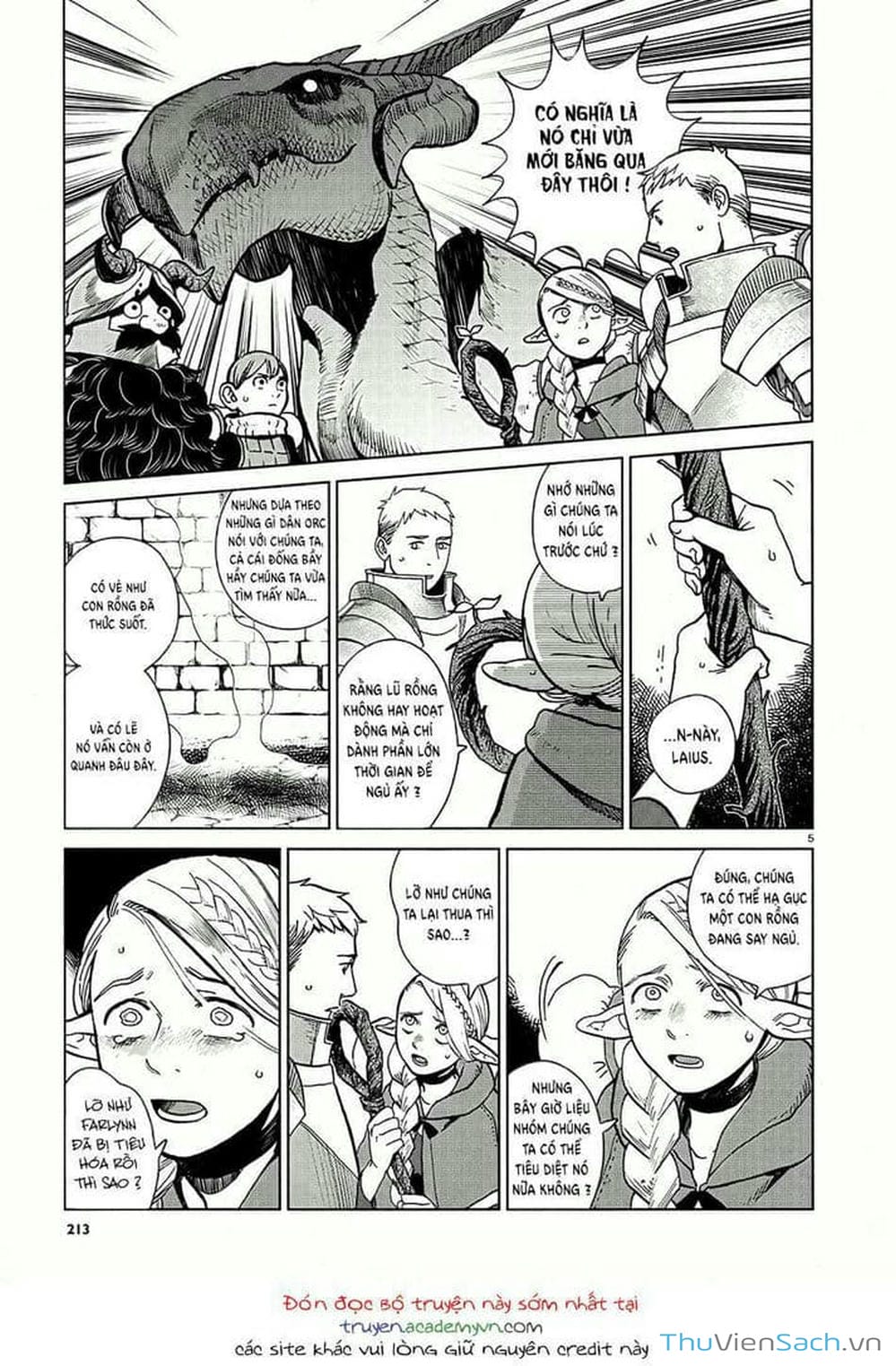 Truyện Tranh Mỹ Vị Hầm Ngục - Dungeon Meshi trang 4