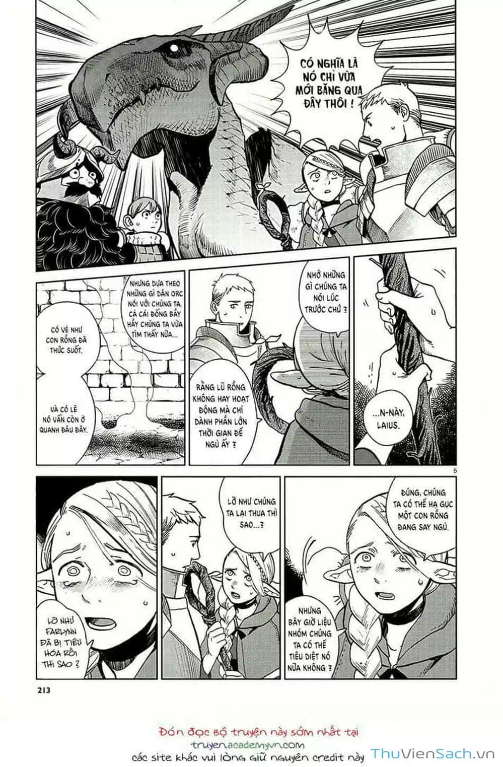 Truyện Tranh Mỹ Vị Hầm Ngục - Dungeon Meshi trang 4