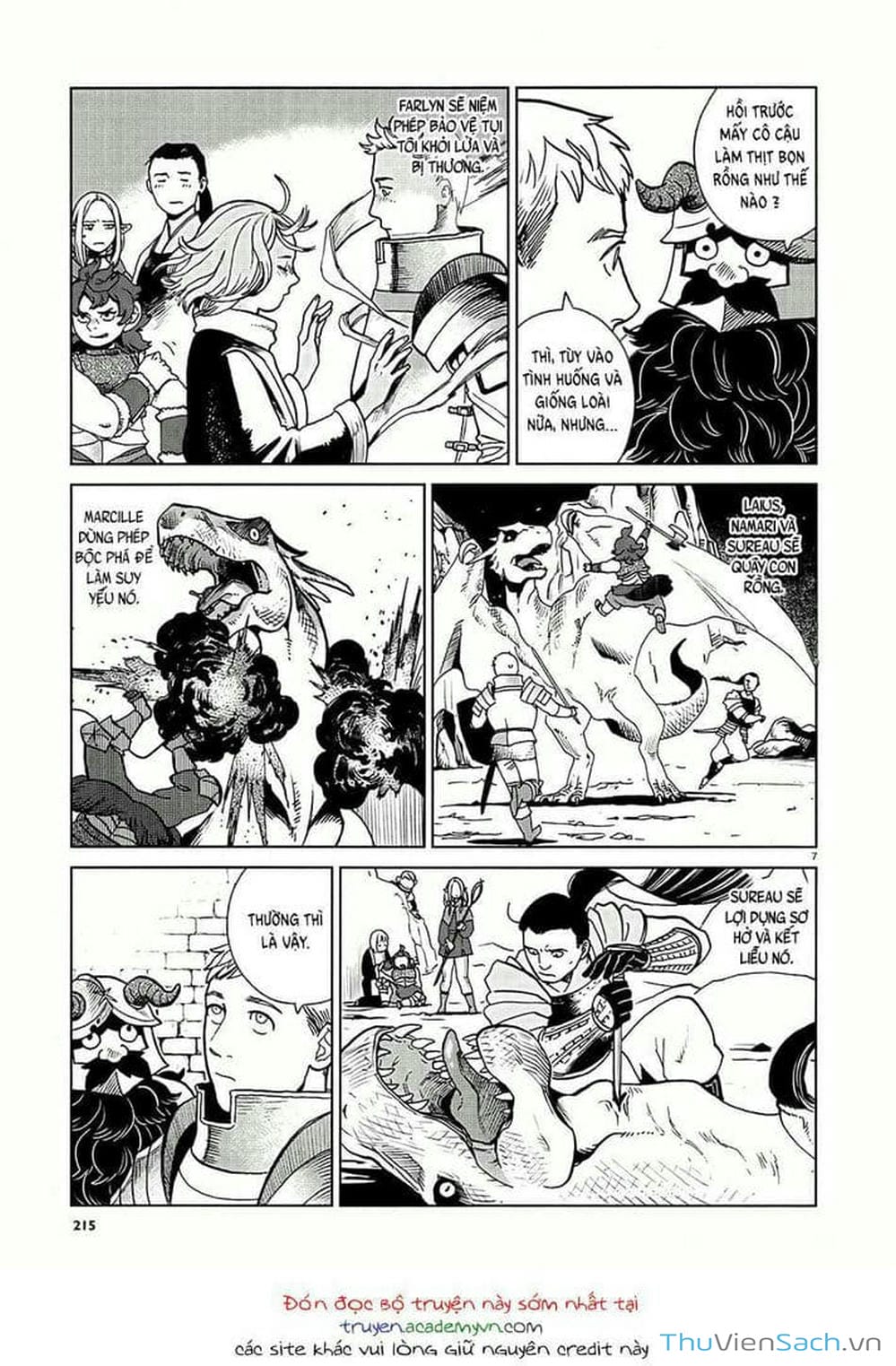 Truyện Tranh Mỹ Vị Hầm Ngục - Dungeon Meshi trang 4