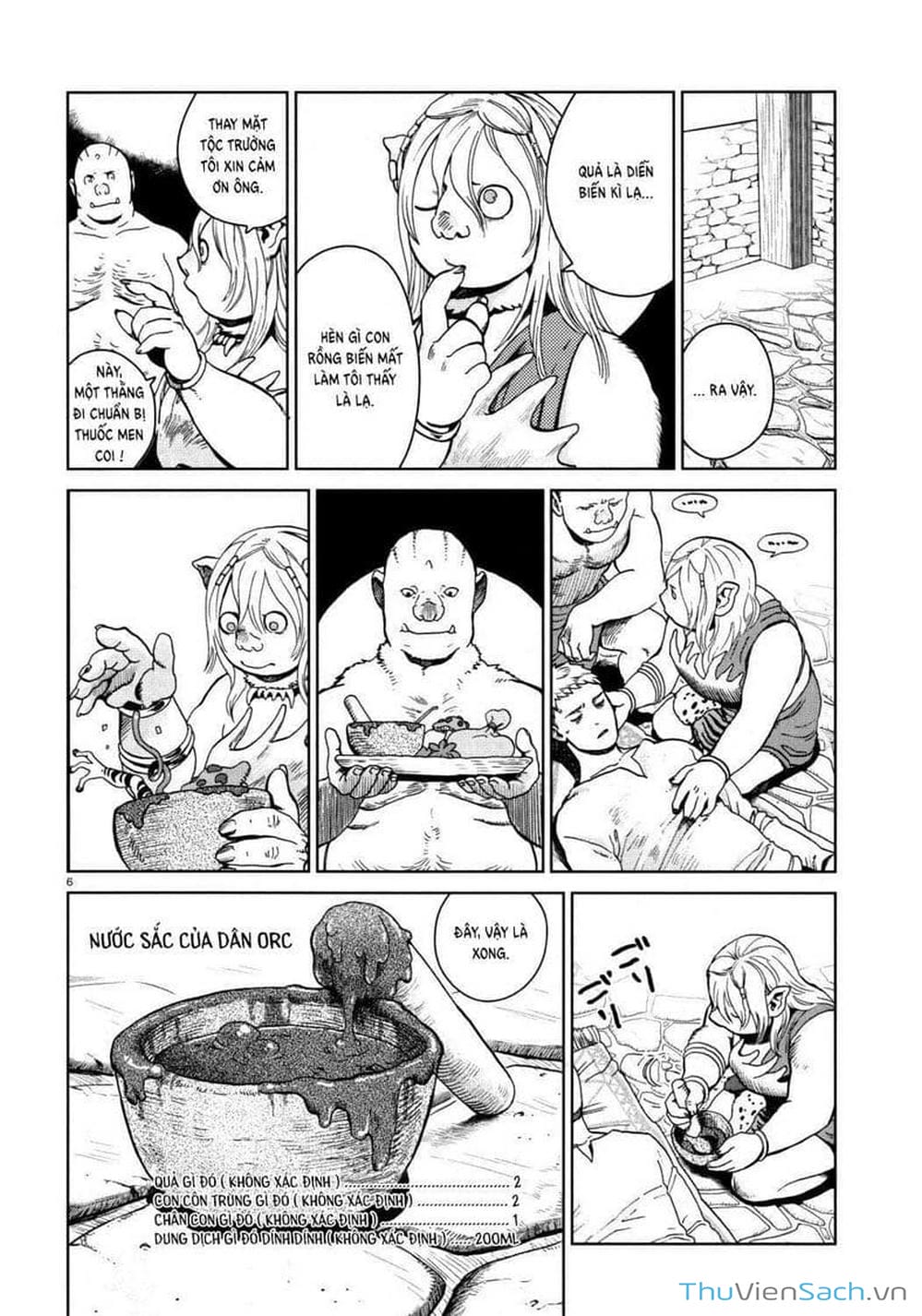 Truyện Tranh Mỹ Vị Hầm Ngục - Dungeon Meshi trang 4