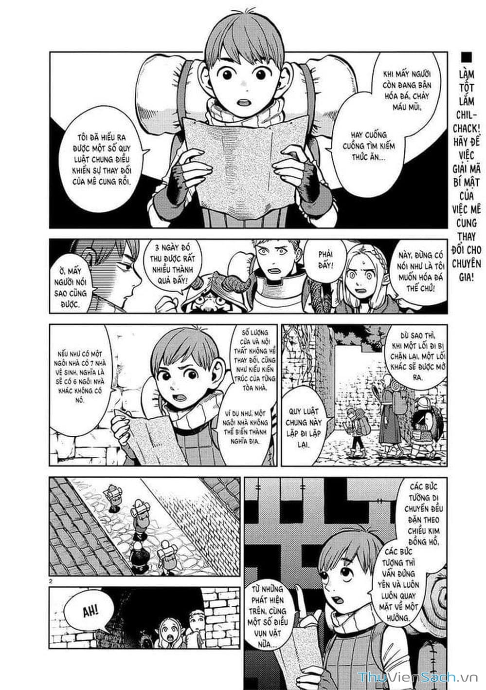 Truyện Tranh Mỹ Vị Hầm Ngục - Dungeon Meshi trang 4