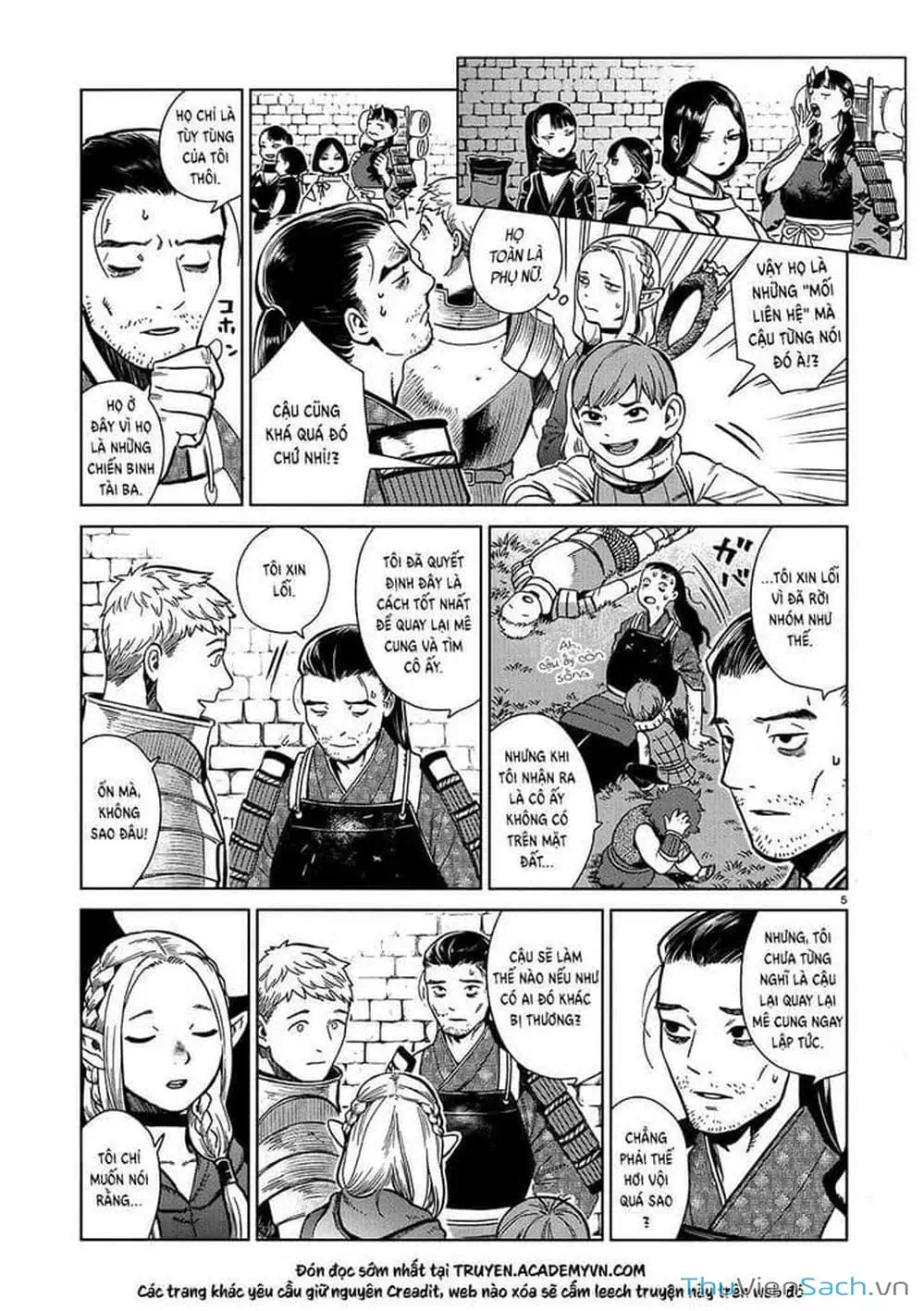 Truyện Tranh Mỹ Vị Hầm Ngục - Dungeon Meshi trang 4