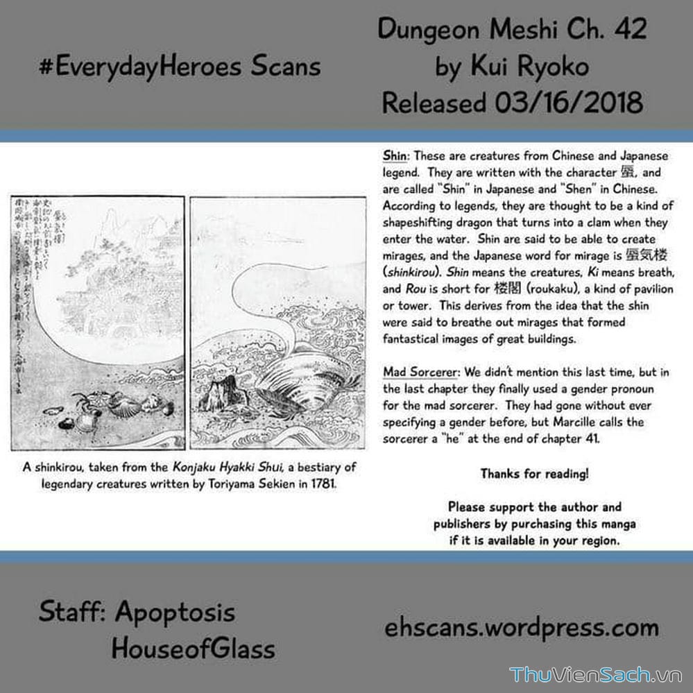 Truyện Tranh Mỹ Vị Hầm Ngục - Dungeon Meshi trang 4