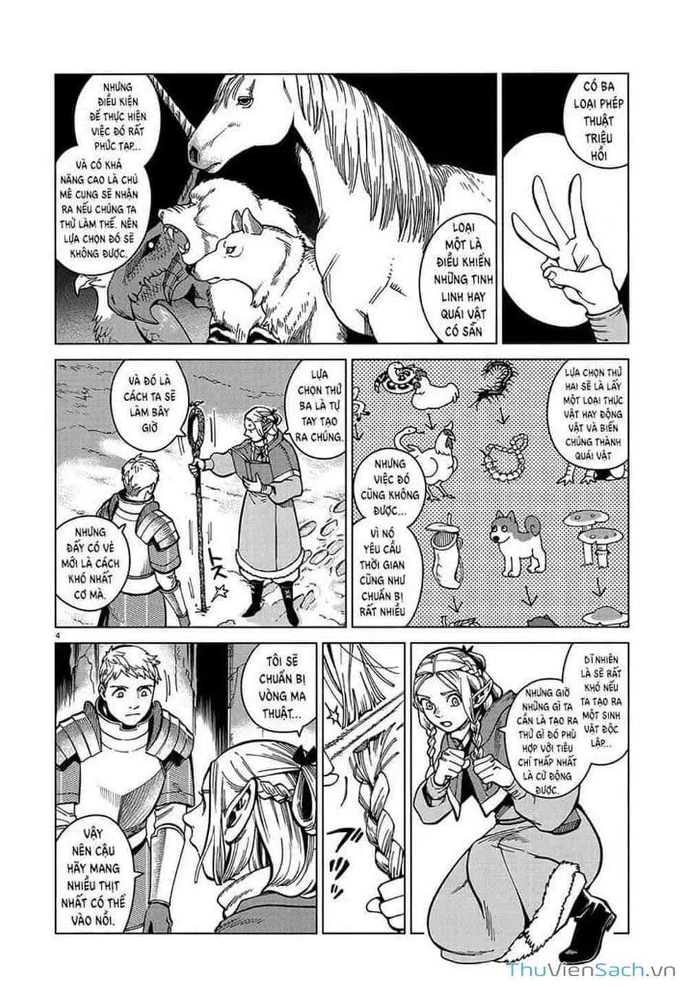 Truyện Tranh Mỹ Vị Hầm Ngục - Dungeon Meshi trang 4