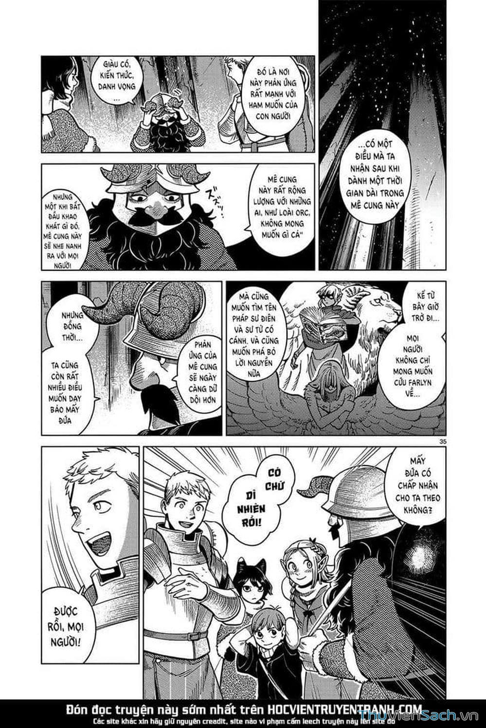 Truyện Tranh Mỹ Vị Hầm Ngục - Dungeon Meshi trang 4