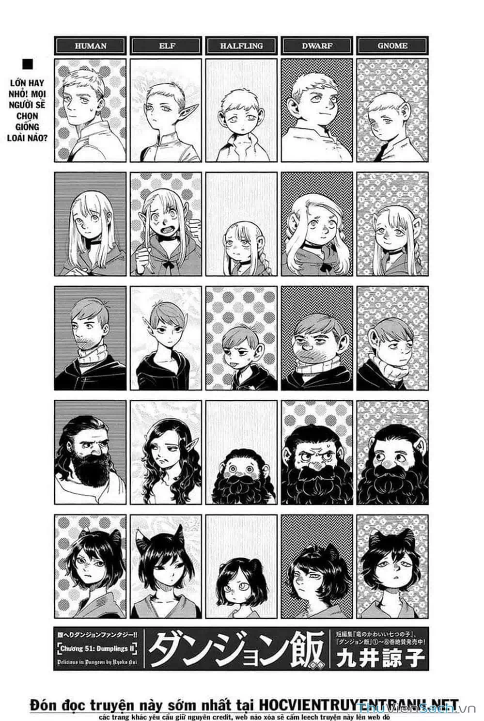 Truyện Tranh Mỹ Vị Hầm Ngục - Dungeon Meshi trang 4