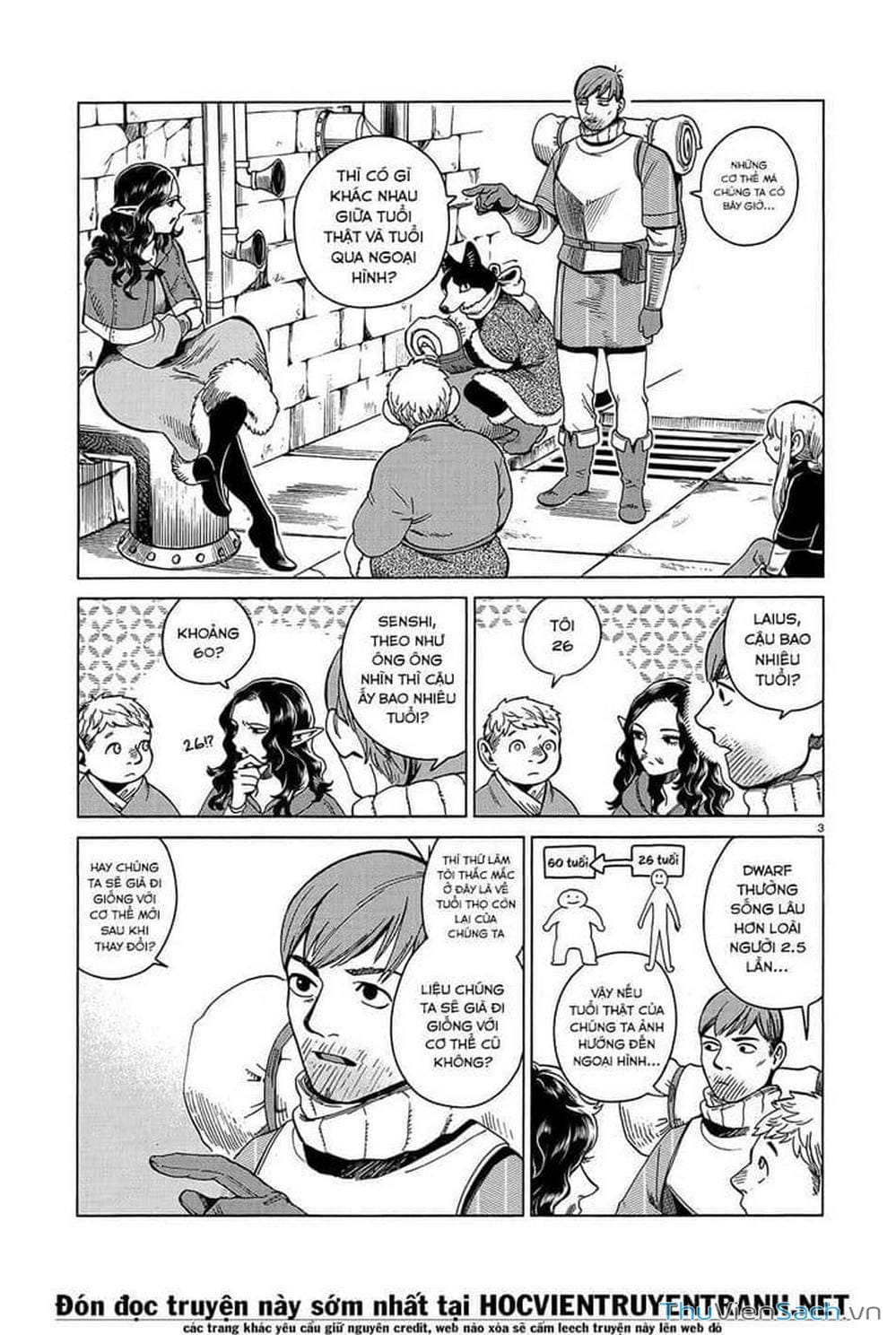 Truyện Tranh Mỹ Vị Hầm Ngục - Dungeon Meshi trang 4