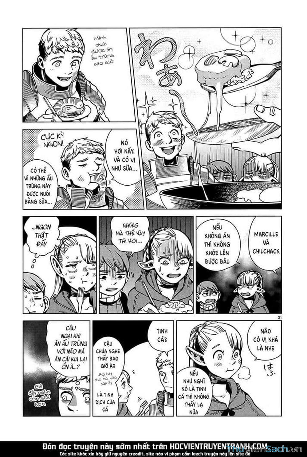 Truyện Tranh Mỹ Vị Hầm Ngục - Dungeon Meshi trang 4