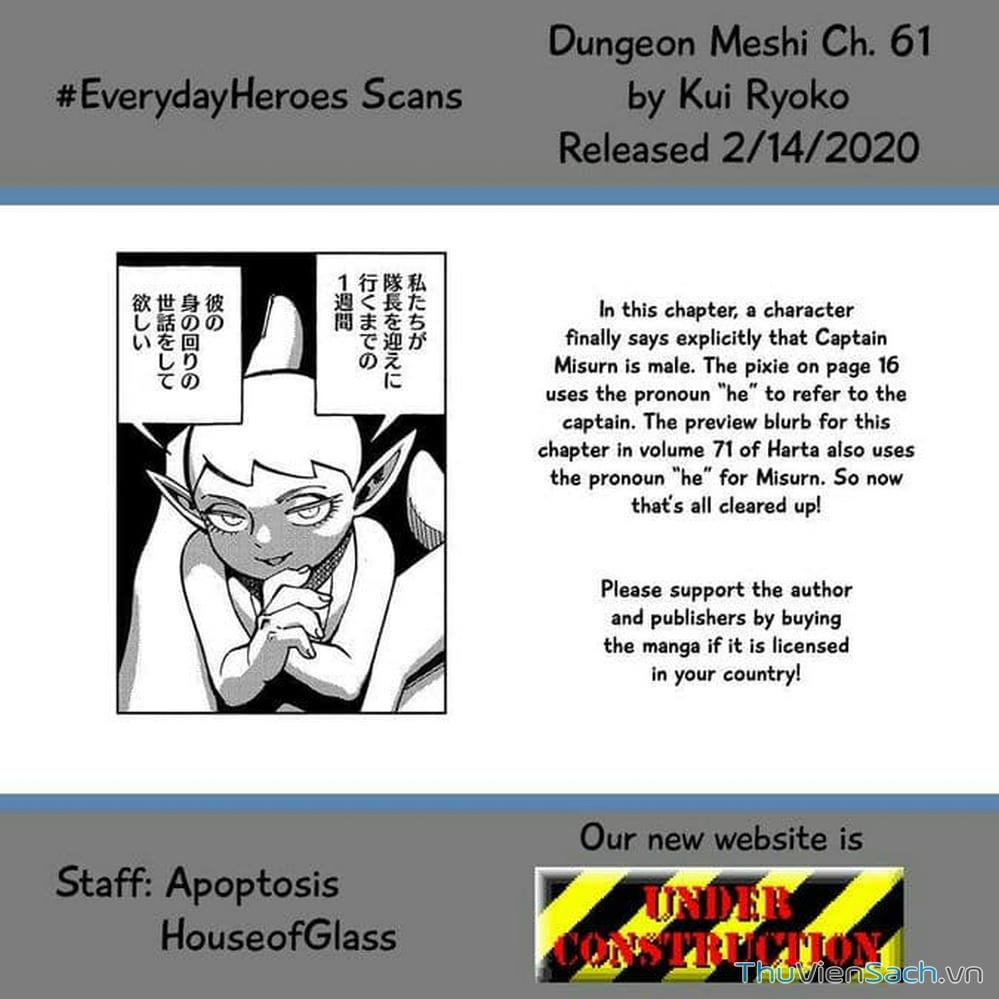 Truyện Tranh Mỹ Vị Hầm Ngục - Dungeon Meshi trang 4