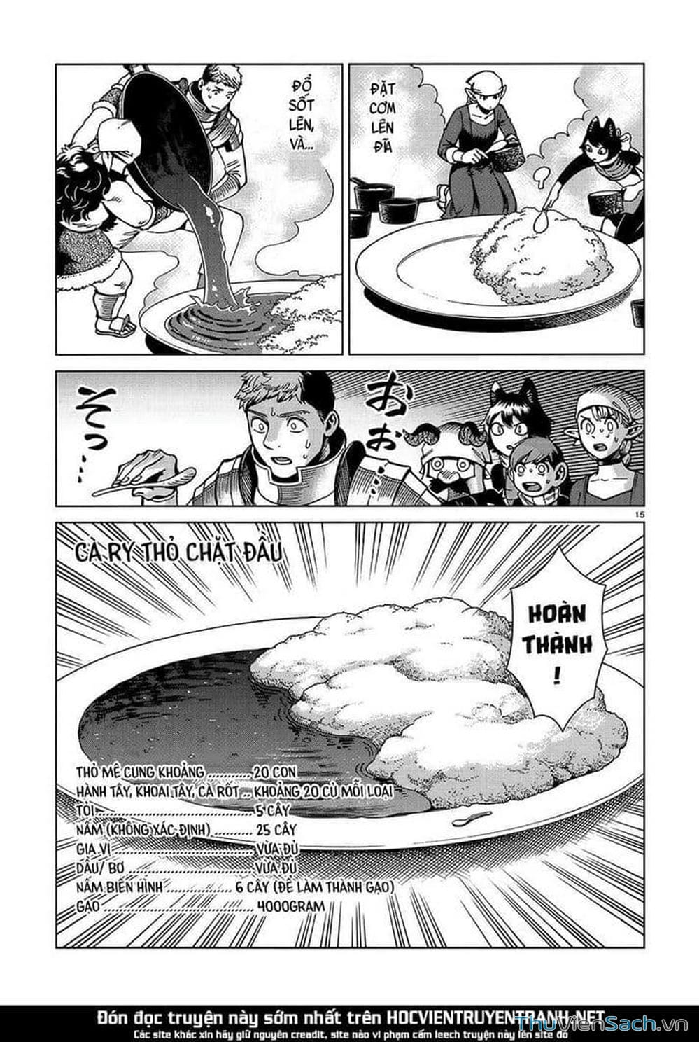 Truyện Tranh Mỹ Vị Hầm Ngục - Dungeon Meshi trang 4