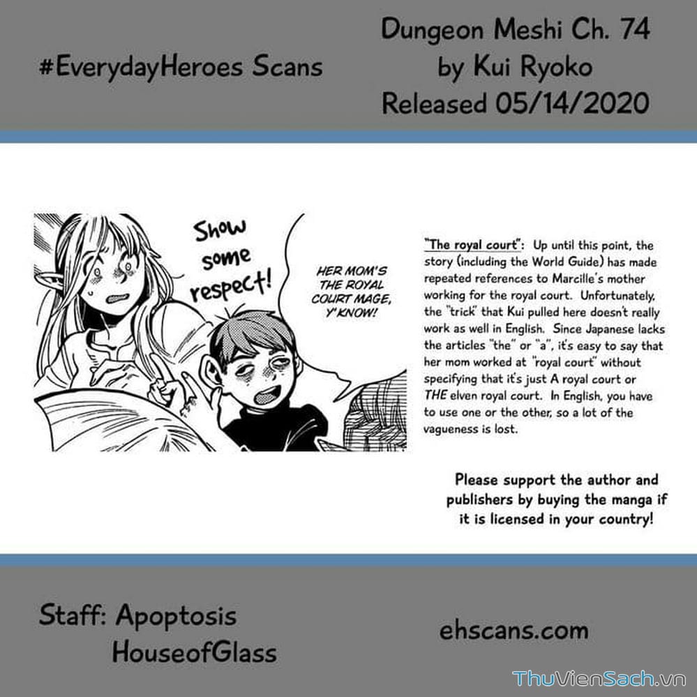 Truyện Tranh Mỹ Vị Hầm Ngục - Dungeon Meshi trang 4