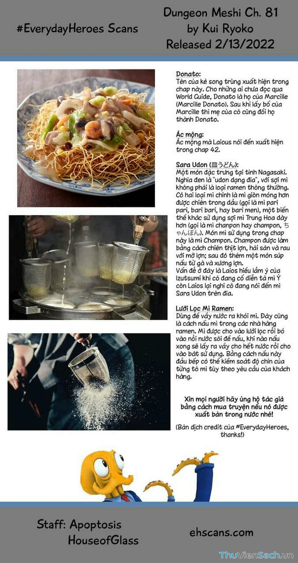 Truyện Tranh Mỹ Vị Hầm Ngục - Dungeon Meshi trang 4