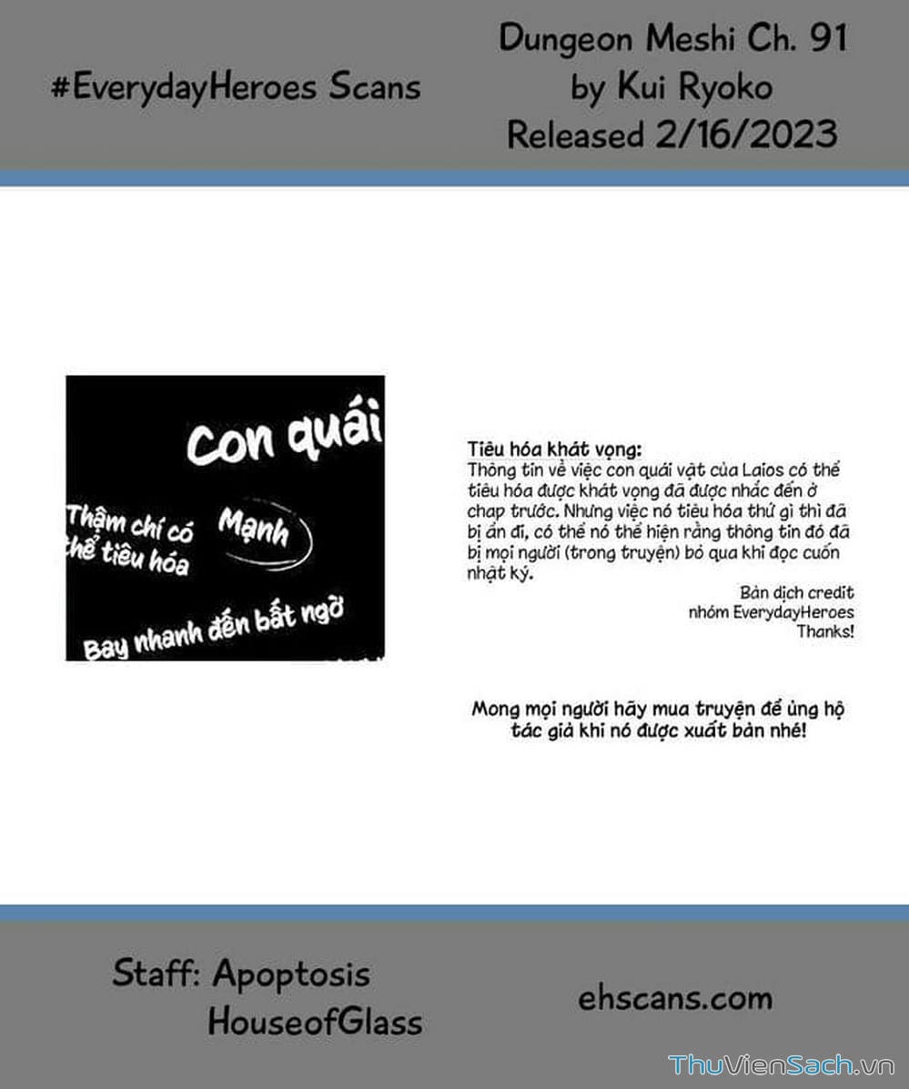 Truyện Tranh Mỹ Vị Hầm Ngục - Dungeon Meshi trang 4