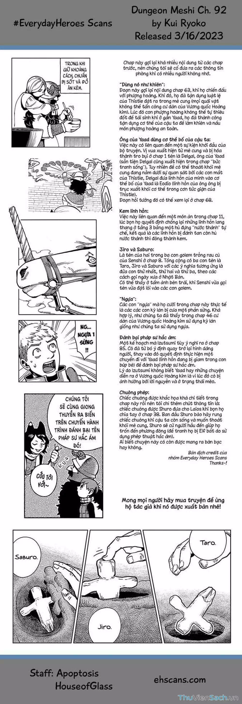 Truyện Tranh Mỹ Vị Hầm Ngục - Dungeon Meshi trang 4