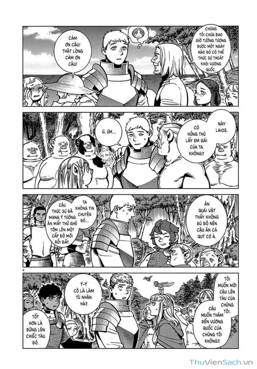 Truyện Tranh Mỹ Vị Hầm Ngục - Dungeon Meshi trang 4