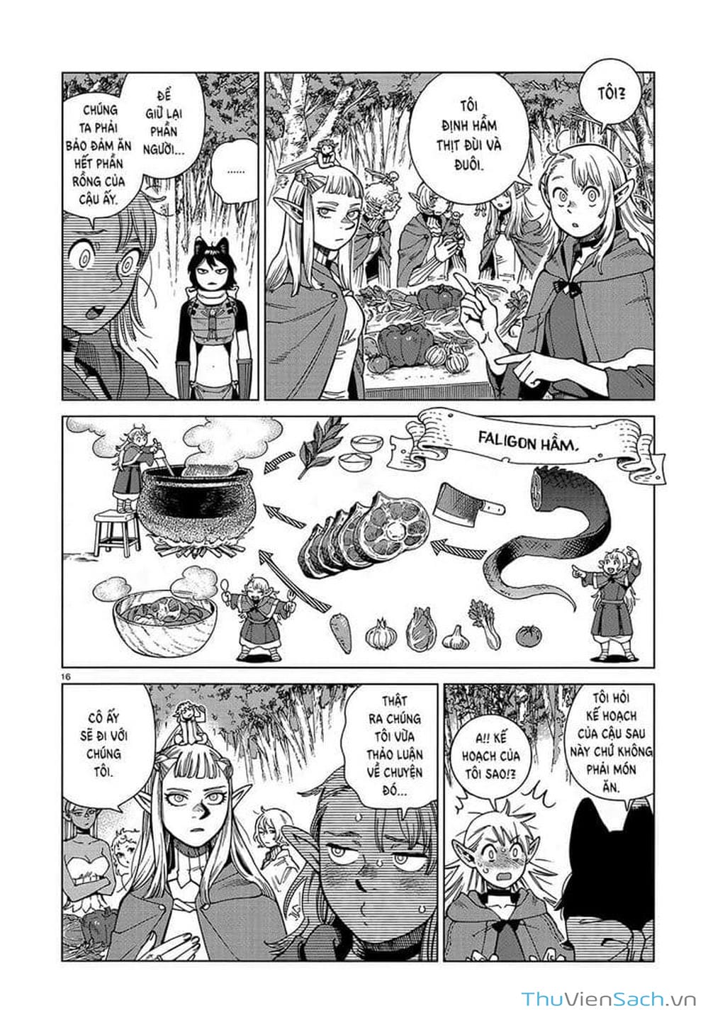 Truyện Tranh Mỹ Vị Hầm Ngục - Dungeon Meshi trang 4