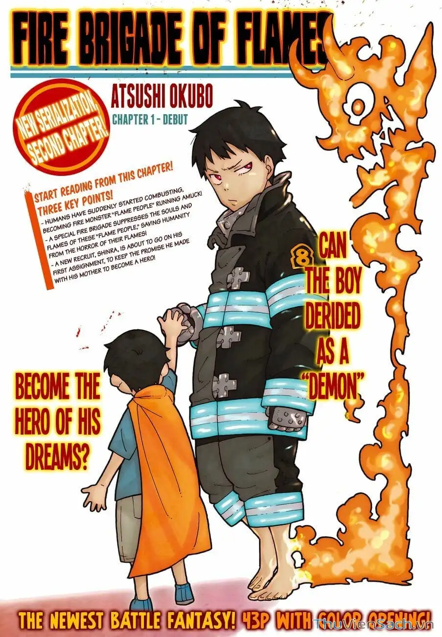 Truyện Tranh Biệt Đội Lính Cứu Hỏa - Fire Force trang 4