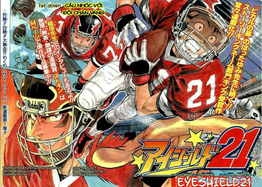 Truyện Tranh Lá Chắn Mắt - Eyeshield 21 trang 6