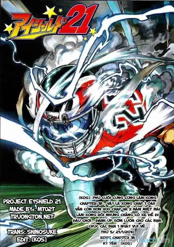 Truyện Tranh Lá Chắn Mắt - Eyeshield 21 trang 6