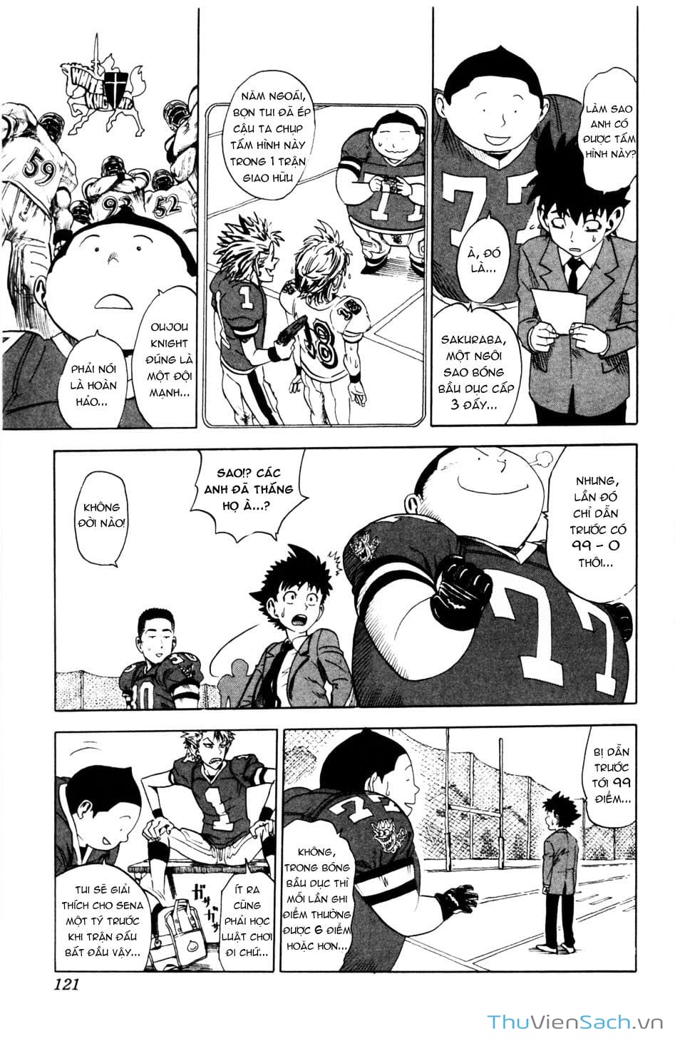 Truyện Tranh Lá Chắn Mắt - Eyeshield 21 trang 6