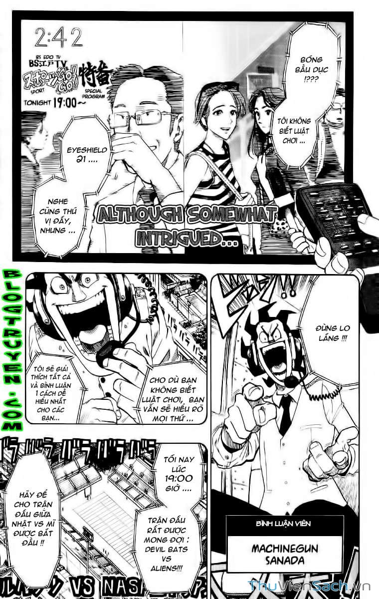 Truyện Tranh Lá Chắn Mắt - Eyeshield 21 trang 6