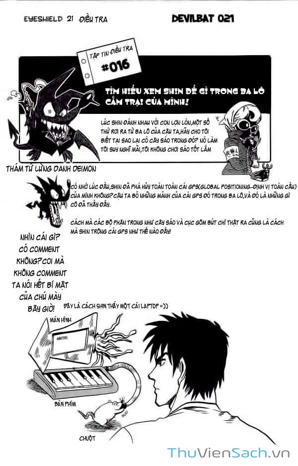 Truyện Tranh Lá Chắn Mắt - Eyeshield 21 trang 6