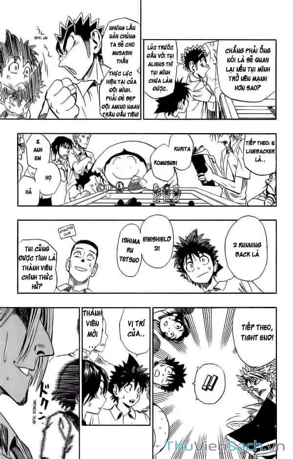 Truyện Tranh Lá Chắn Mắt - Eyeshield 21 trang 6