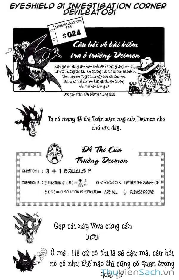 Truyện Tranh Lá Chắn Mắt - Eyeshield 21 trang 6