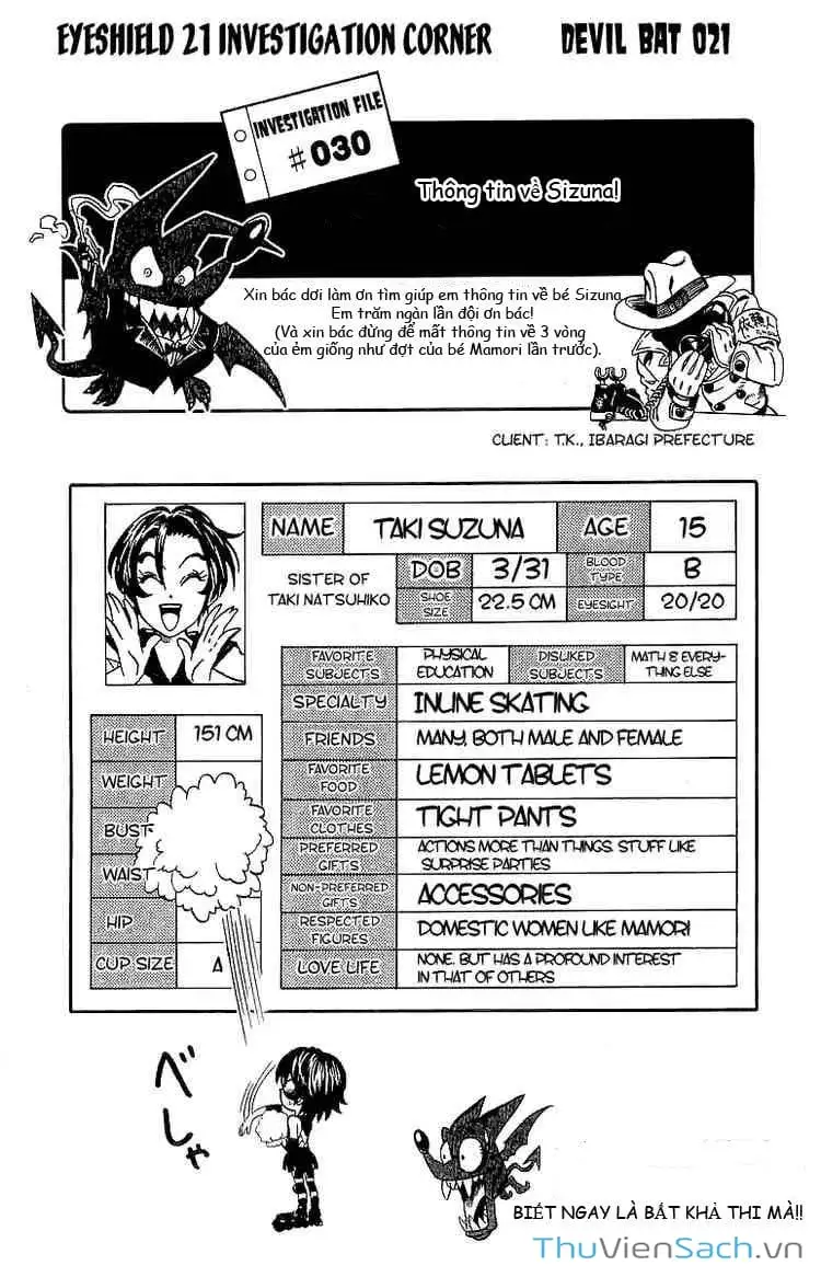 Truyện Tranh Lá Chắn Mắt - Eyeshield 21 trang 6