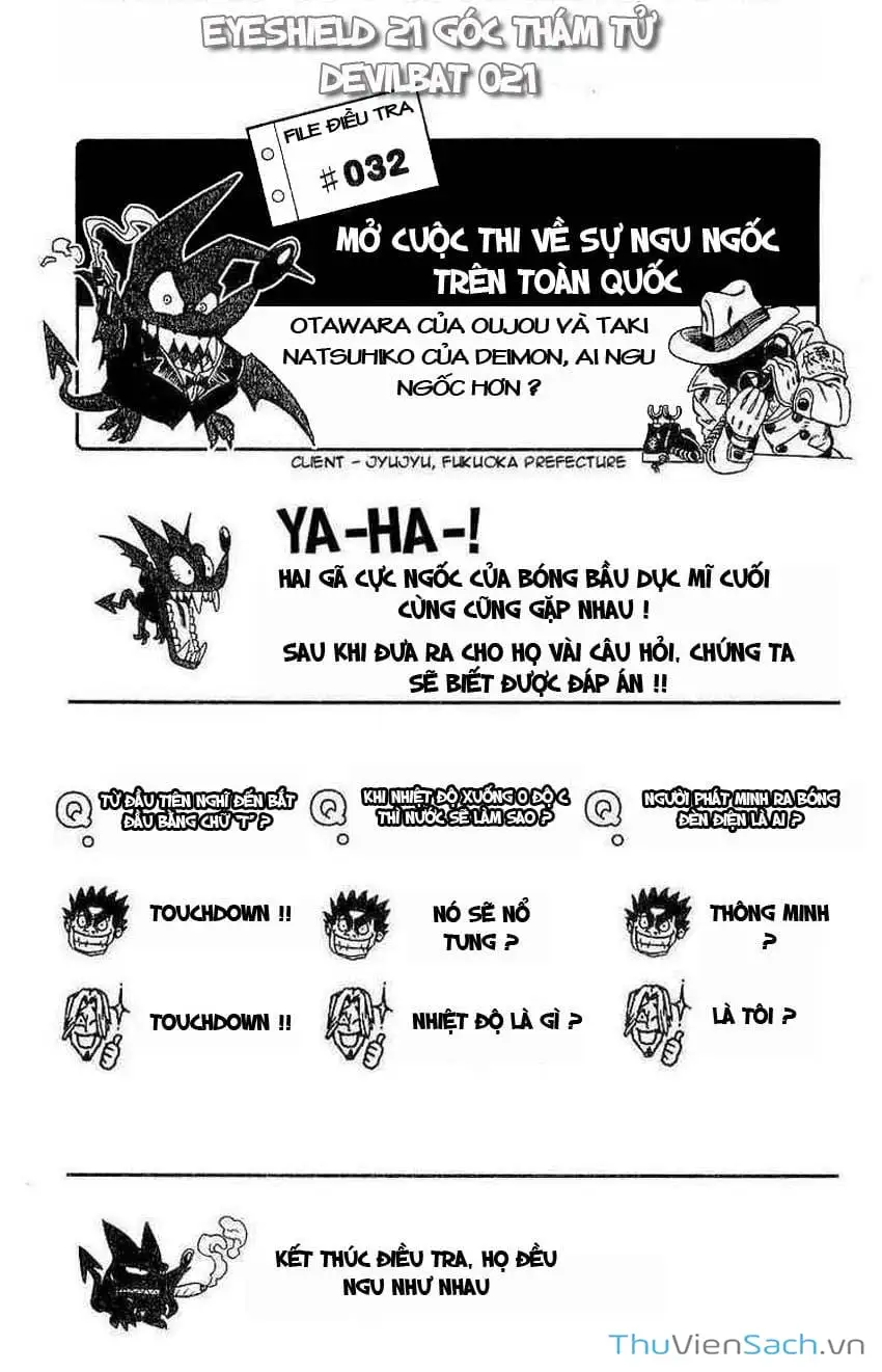 Truyện Tranh Lá Chắn Mắt - Eyeshield 21 trang 6