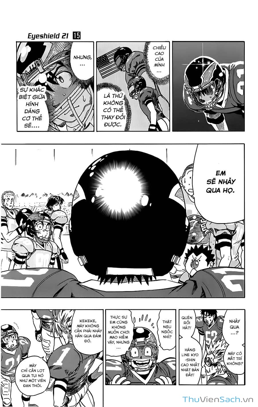 Truyện Tranh Lá Chắn Mắt - Eyeshield 21 trang 6