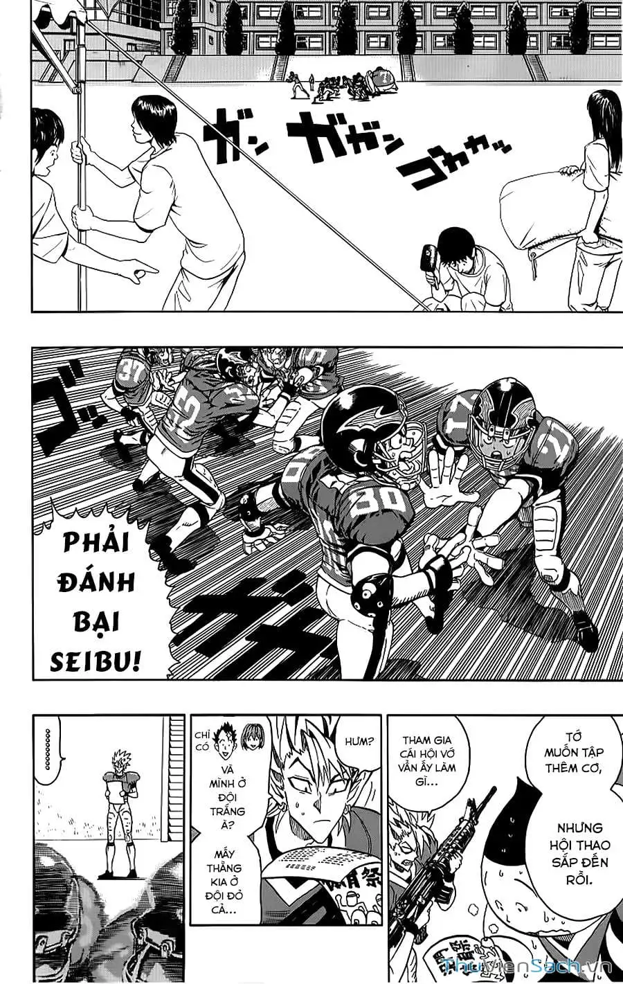 Truyện Tranh Lá Chắn Mắt - Eyeshield 21 trang 6