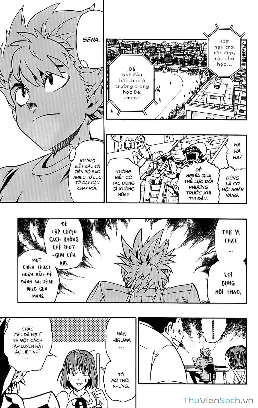 Truyện Tranh Lá Chắn Mắt - Eyeshield 21 trang 6