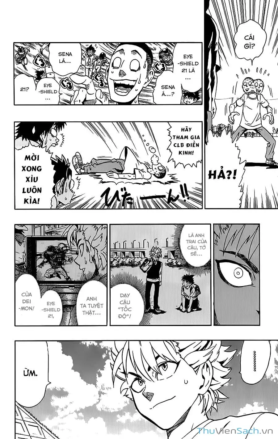 Truyện Tranh Lá Chắn Mắt - Eyeshield 21 trang 6