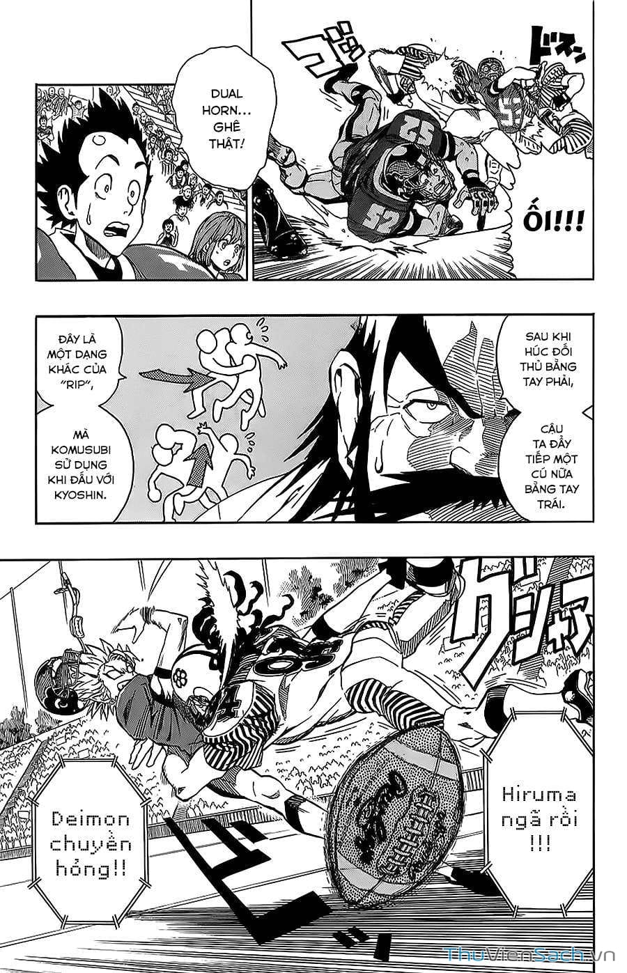 Truyện Tranh Lá Chắn Mắt - Eyeshield 21 trang 6