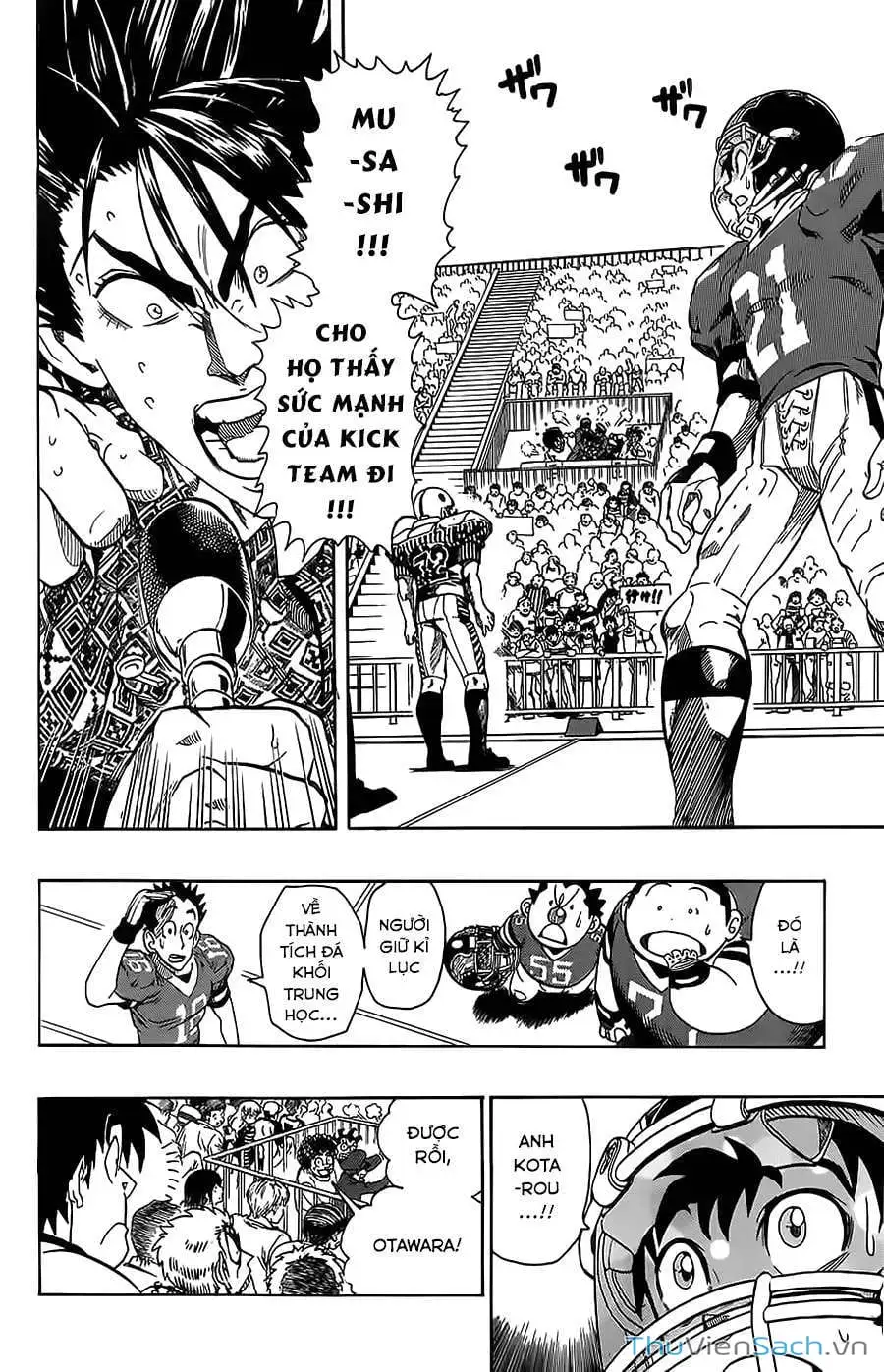 Truyện Tranh Lá Chắn Mắt - Eyeshield 21 trang 6