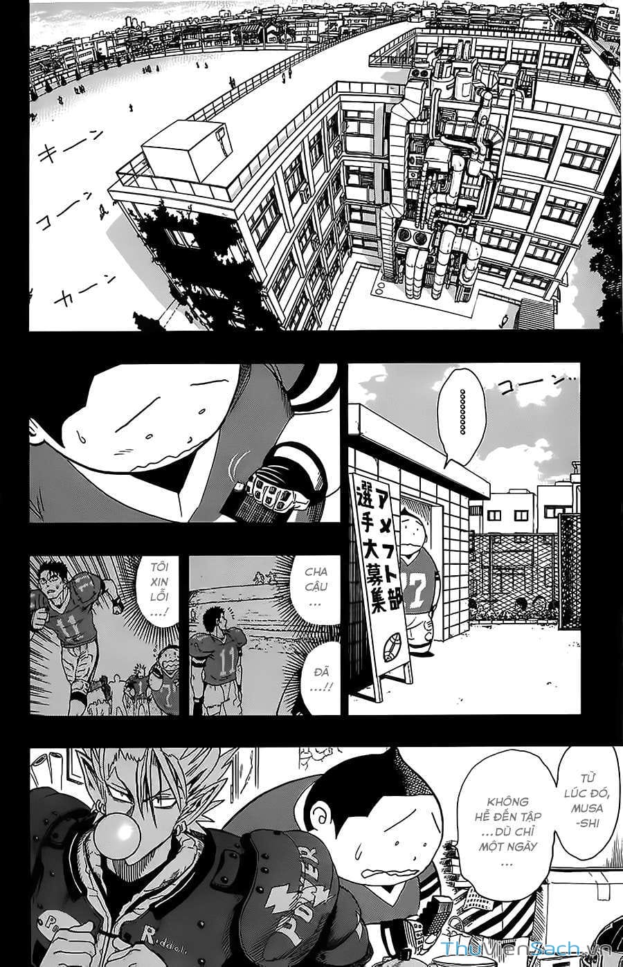 Truyện Tranh Lá Chắn Mắt - Eyeshield 21 trang 6