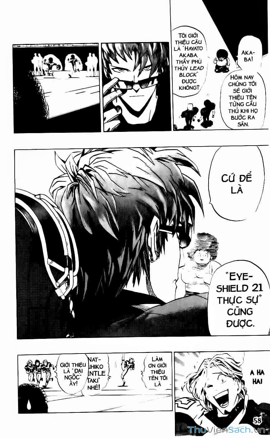 Truyện Tranh Lá Chắn Mắt - Eyeshield 21 trang 6