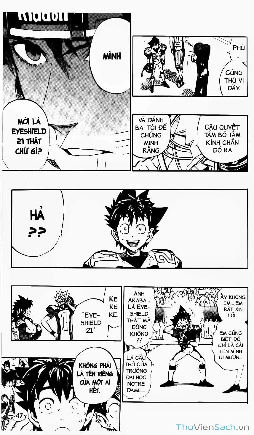 Truyện Tranh Lá Chắn Mắt - Eyeshield 21 trang 6
