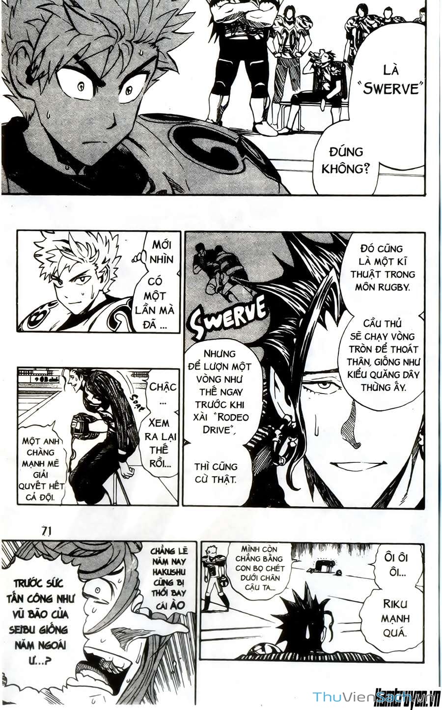 Truyện Tranh Lá Chắn Mắt - Eyeshield 21 trang 6