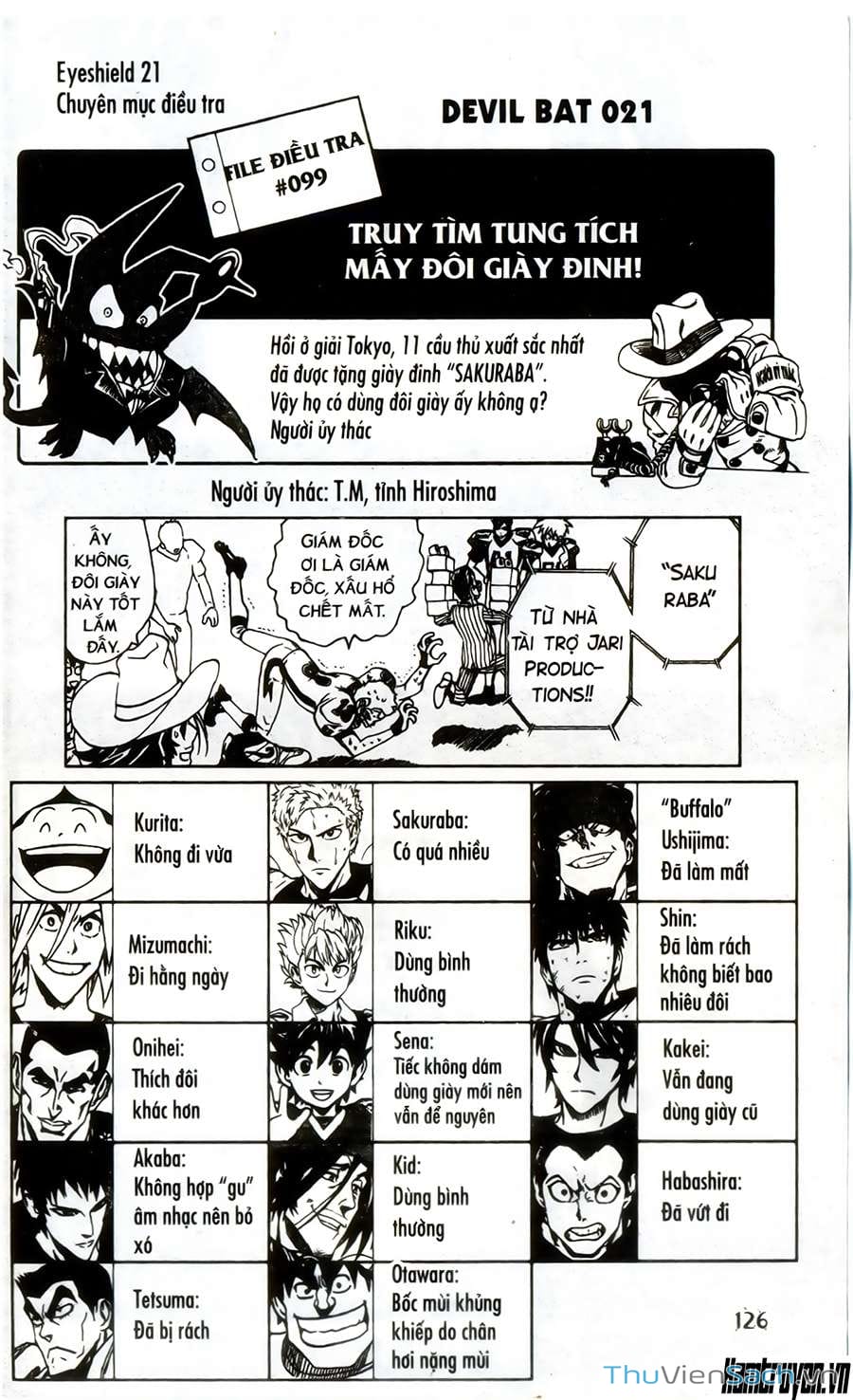 Truyện Tranh Lá Chắn Mắt - Eyeshield 21 trang 6