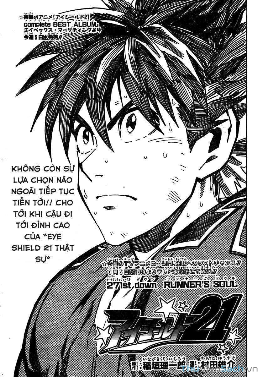 Truyện Tranh Lá Chắn Mắt - Eyeshield 21 trang 6