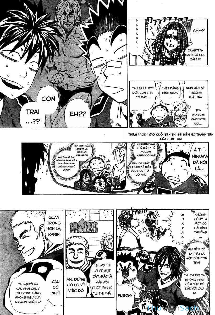 Truyện Tranh Lá Chắn Mắt - Eyeshield 21 trang 6
