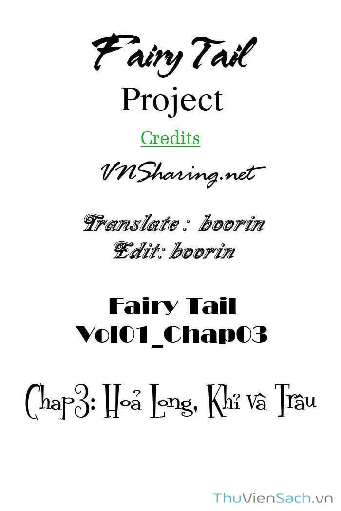 Truyện Tranh Hội Pháp Sư - Fairy Tail trang 2