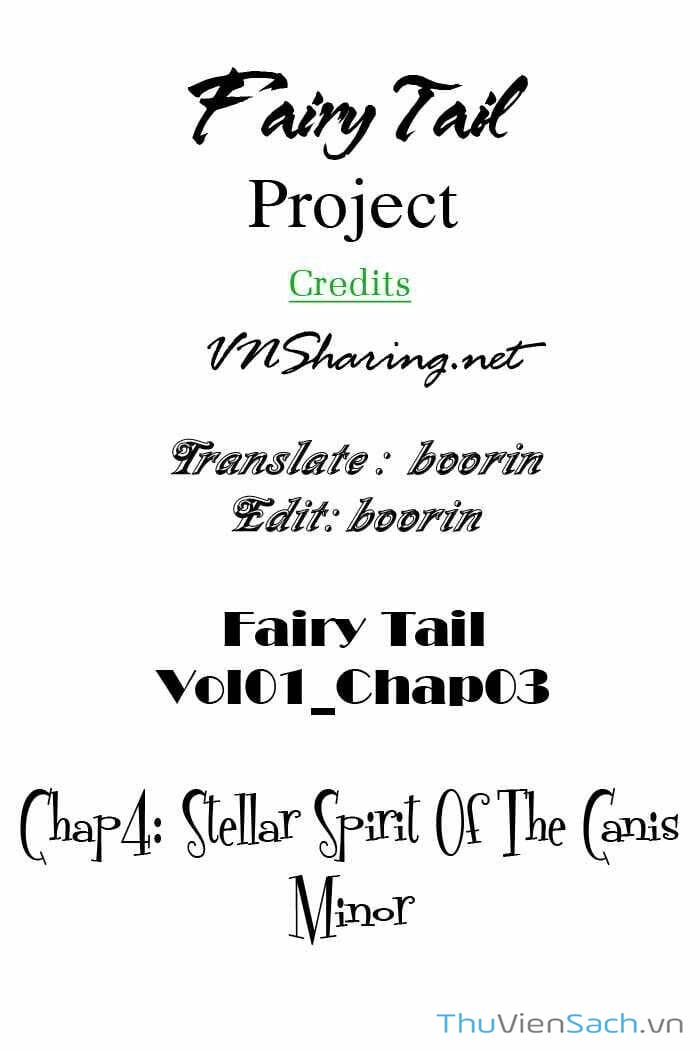 Truyện Tranh Hội Pháp Sư - Fairy Tail trang 2